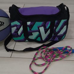 Basketball and the duffle bag