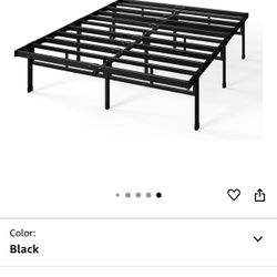 Black Queen Metal Bed Frame