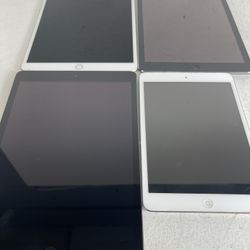 iPad Cloud Lock As Is For Parts Or Repair Total 4 iPads