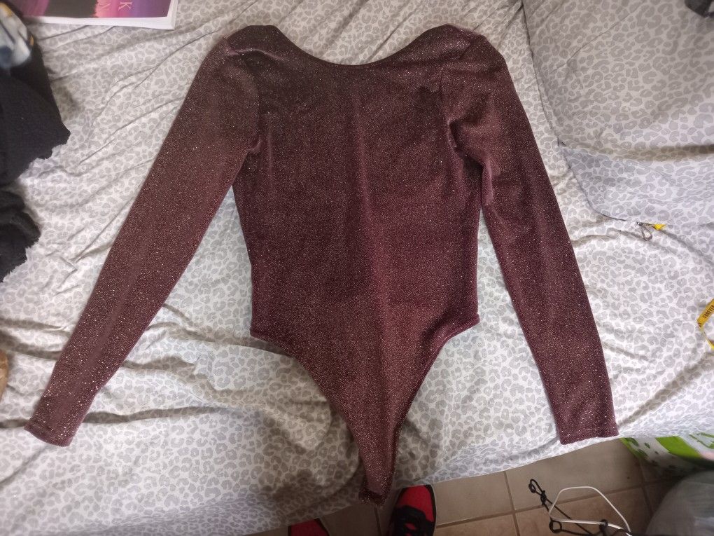 Sparkly Purple Bodysuit