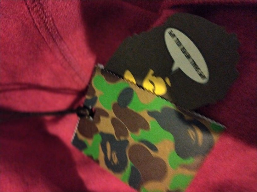 Bape Hoodie And Bape Shirt 