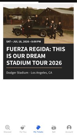 Fuerza Regida @Dodger Stadium