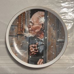 IMM Japan fine Porcelain Norman Rockwell Vintage Plate