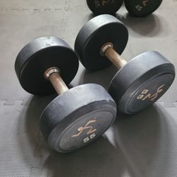 Dumbbells (2x55Lbs) for $110 Firm (Walnut 91789)