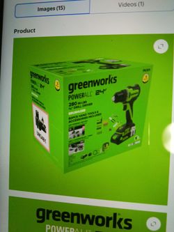 Greenworks tool set