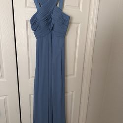 Bridesmaid/Wedding Guest Dress- Dusty Blue 