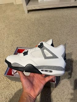 Jordan 4 white cement size 11 men’s