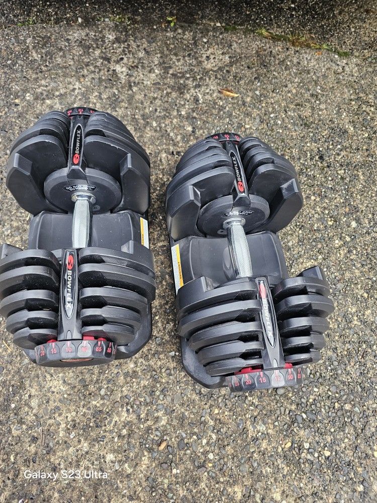 Bowflex Dumbells 10-90