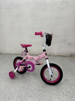Huffy Minnie Mouse 12" Kids Bike with Training Wheels