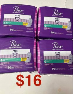 Poise Fresh Protection Light Pads – 4 Packs