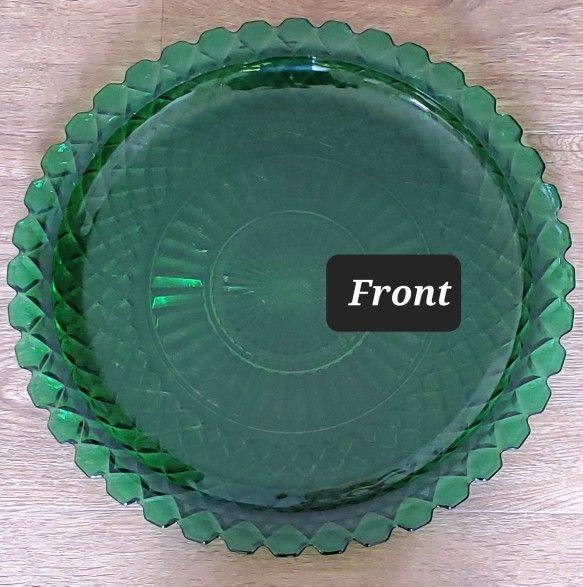 Large Green Serving Plate