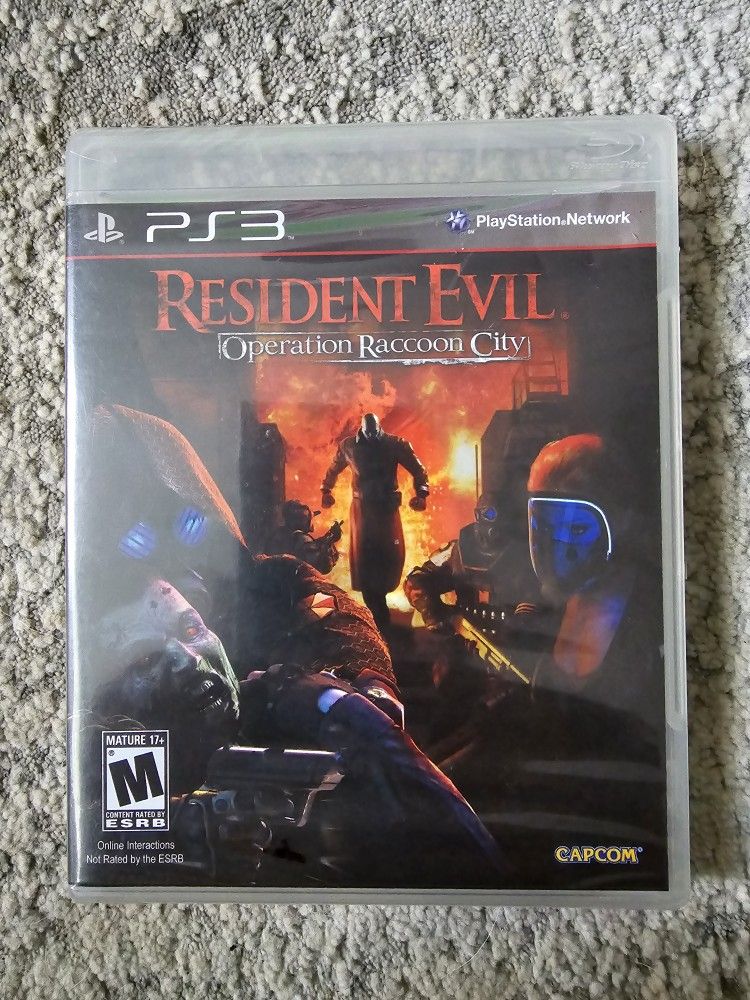 Sealed Resident Evil Operation Racoon City PS3