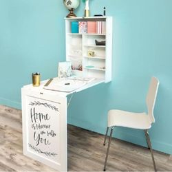 We R Memory Keepers White Fold Down Table Desk
