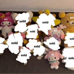 plushies for sale!
