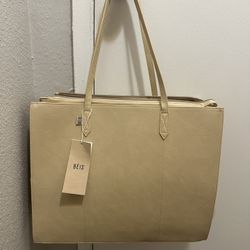 Cream Beis Work Tote