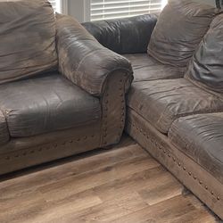 Brown Couches