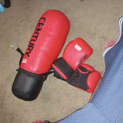 Century Boxing Bag,Gloves
