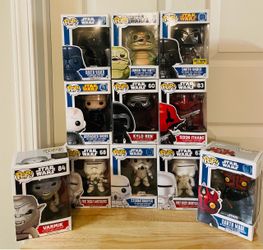 Star Wars Funko Pops lot
