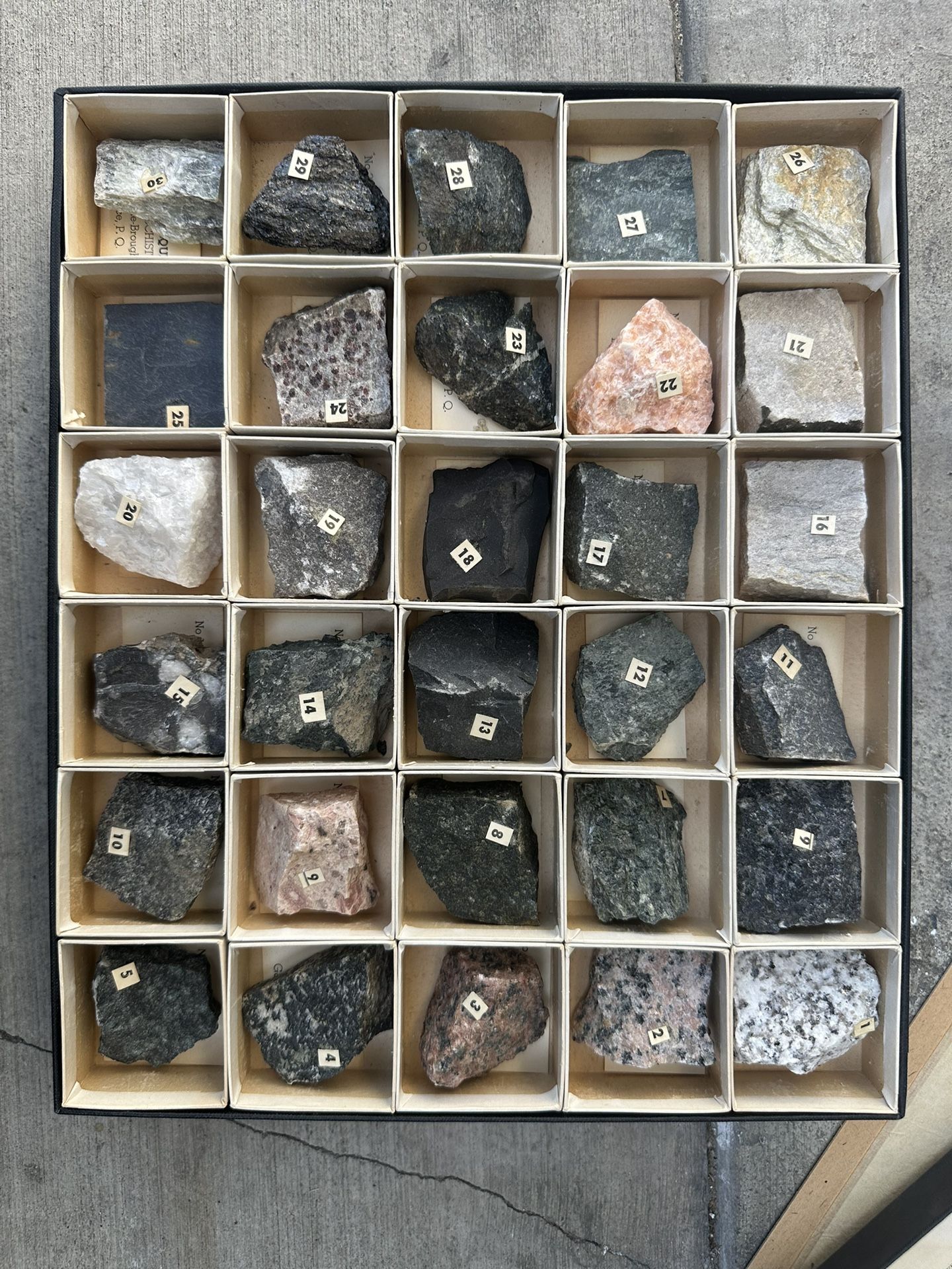 Rock collection / minerals