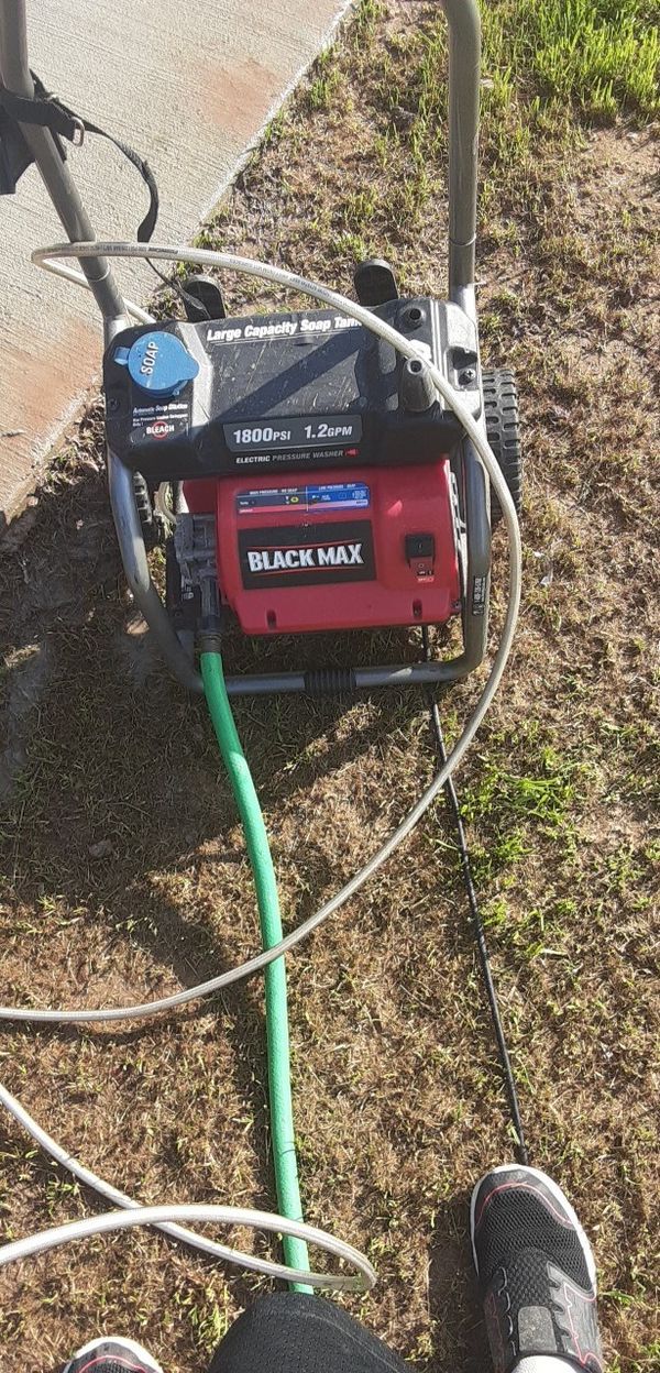 Black Max 2300 Psi Pressure Washer Manual