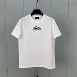 Gucci Handwritten 1921 Printed Cotton T Shirt White