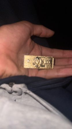 Money sign ring 14k