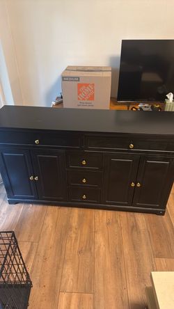 Black dresser $80