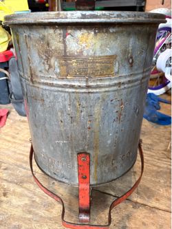 Underwriters laboratories oily rag waste  can