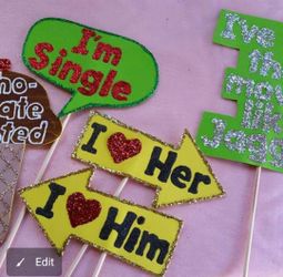 Photo booth props