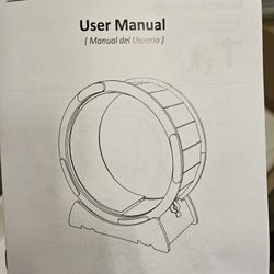 Cat Exercise Wheel, 43.3 inch Cat Wheel for Indoor Cats with Carpeted Runway, XL Treadmill with Removable Carpet and Teaser, for Running Walking Train