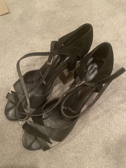 Dance Shoes with Ankle Wrap