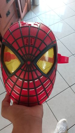 Light up talking spiderman mask