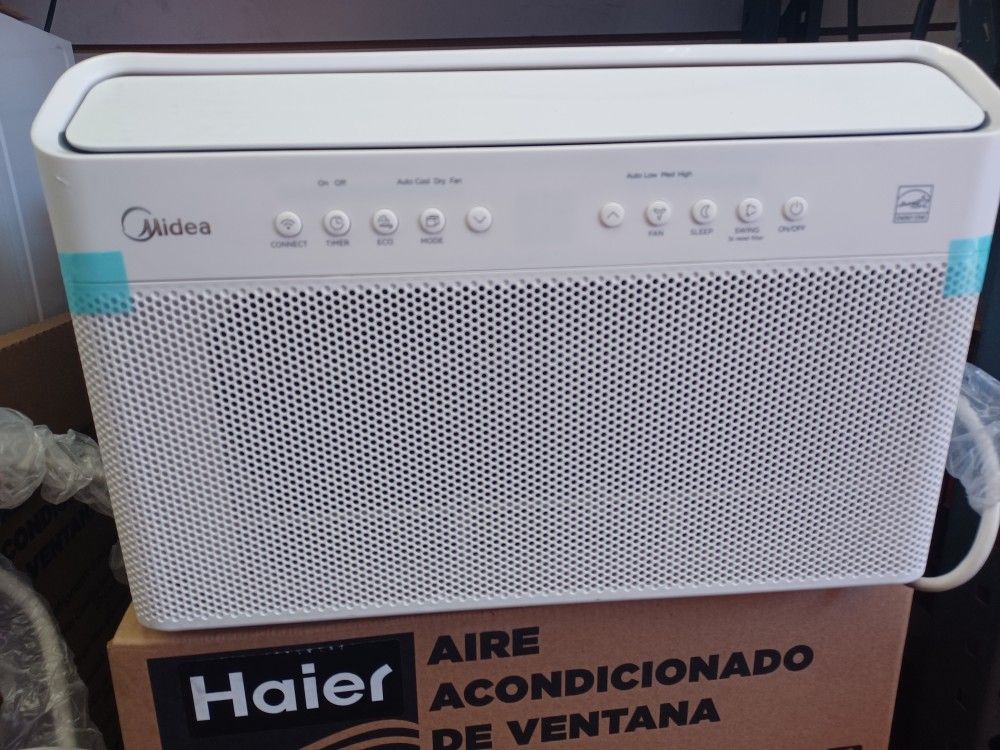 8000btu Windows Ac By Media U-shaped/ Ultra Quite/ WiFi Smart. Complete Set New