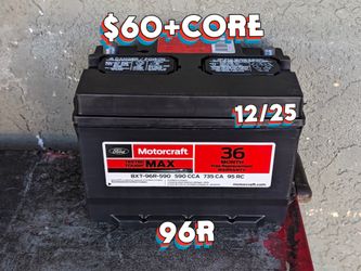 Car Battery Group Size 96r