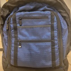 Like New Backpack-Navy Blue And Black