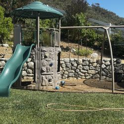 Lifetime Play structure W/ Swings Slide 