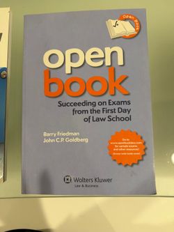 Open Book: Succeeding on Exams from the First Day of Law School Textbook