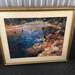 Painting Title “Swimming Hole 