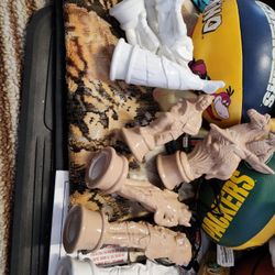 Chess Set Ceramic Native American