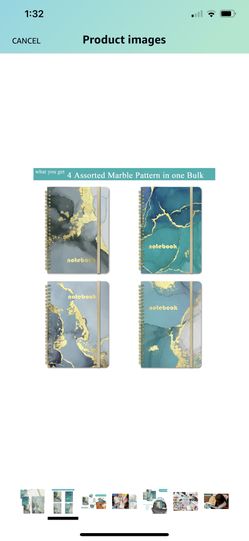 2 Pack Spiral Notebook Journals for Women, A5 Size 5.7X 8.5 Inches