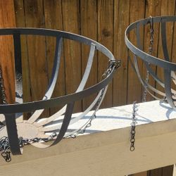 2 × Metal Flower Pot Holder 