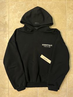 Black Essentials Hoddie Size Small
