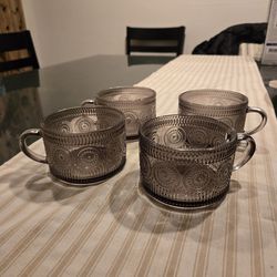 Glass mugs