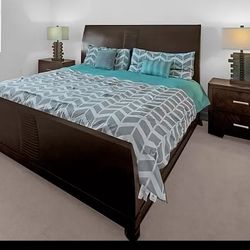 King Size Bed Frame With 2 Night Stands