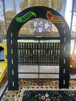 Race Car Track Arch Display