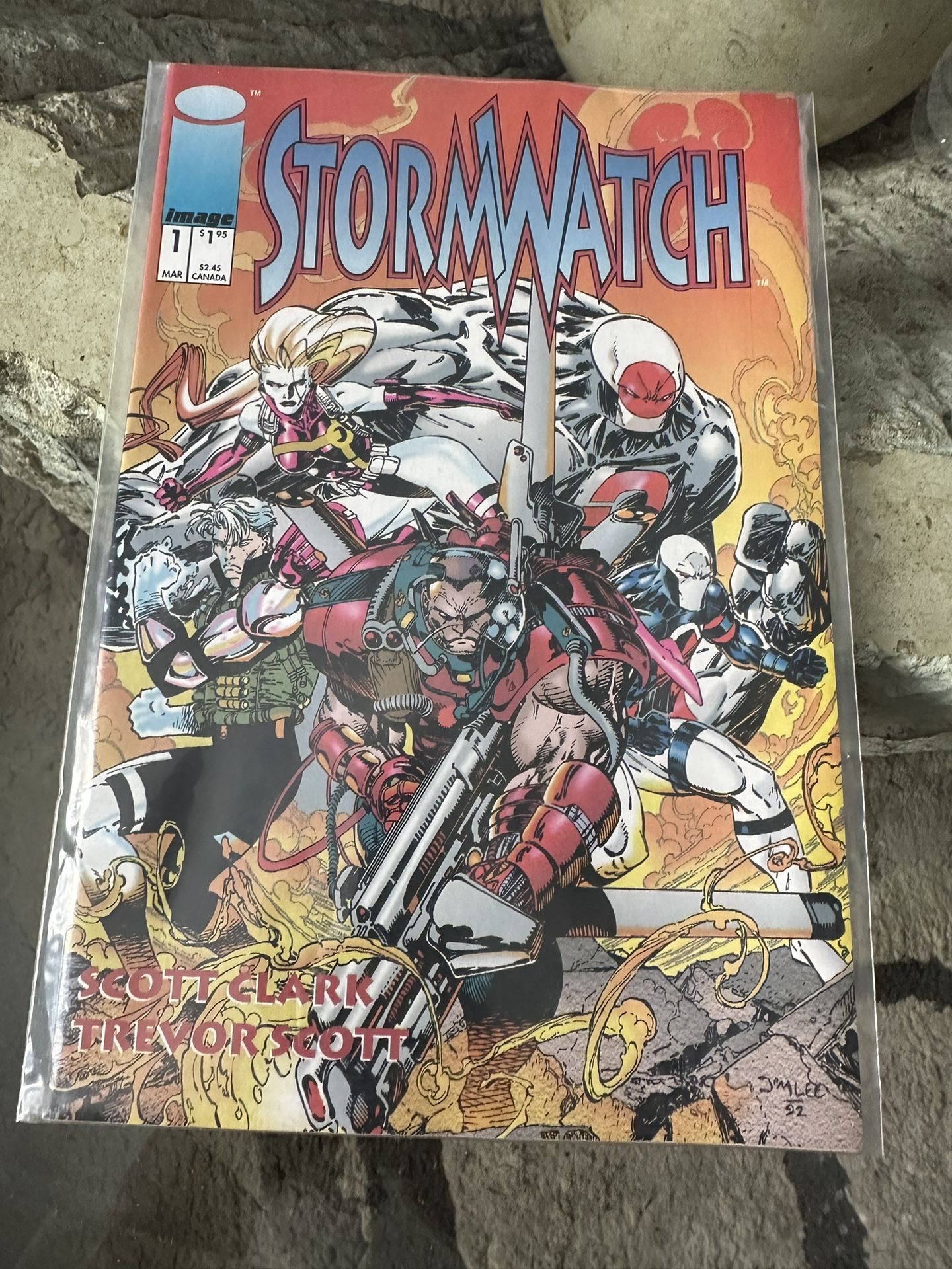 Stormwatch # 1 - Image - 1993 - Cover A - Jim Lee Cover - Key 1st Appearances