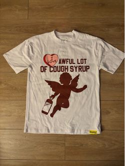 Awful lot of cough syrup white tee