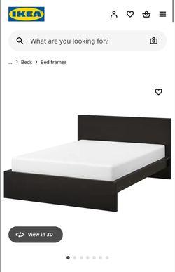 IKEA Malm Bed Frame Black (Mattress can be included)