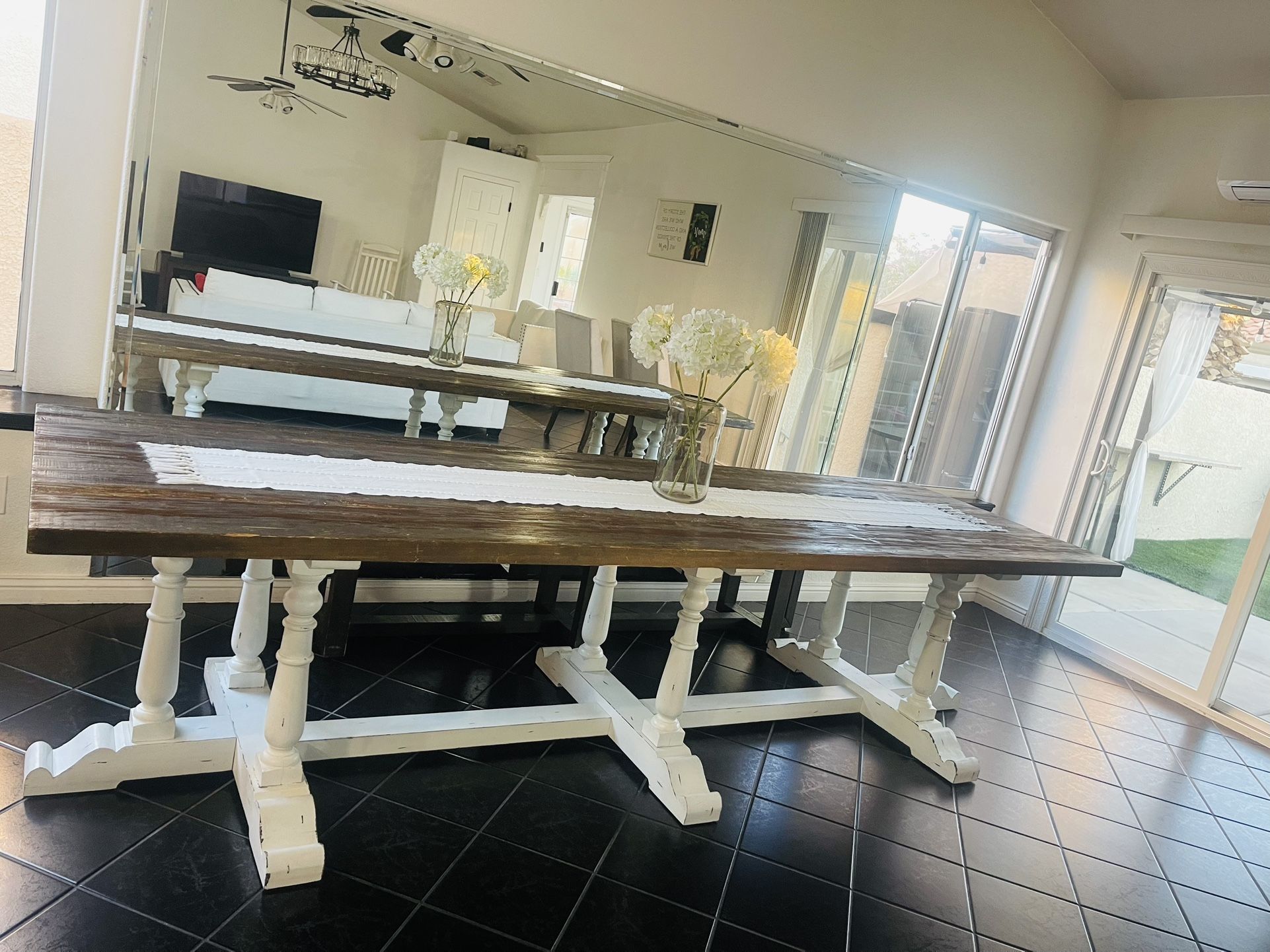 Farmhouse Style Dining Table