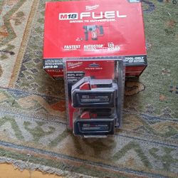 Milwaukee M18 Hammer Drill # 2912- 20 And 2 Pack 6.0 Batteries New Never Used 350$ FIRM NO OFFERS